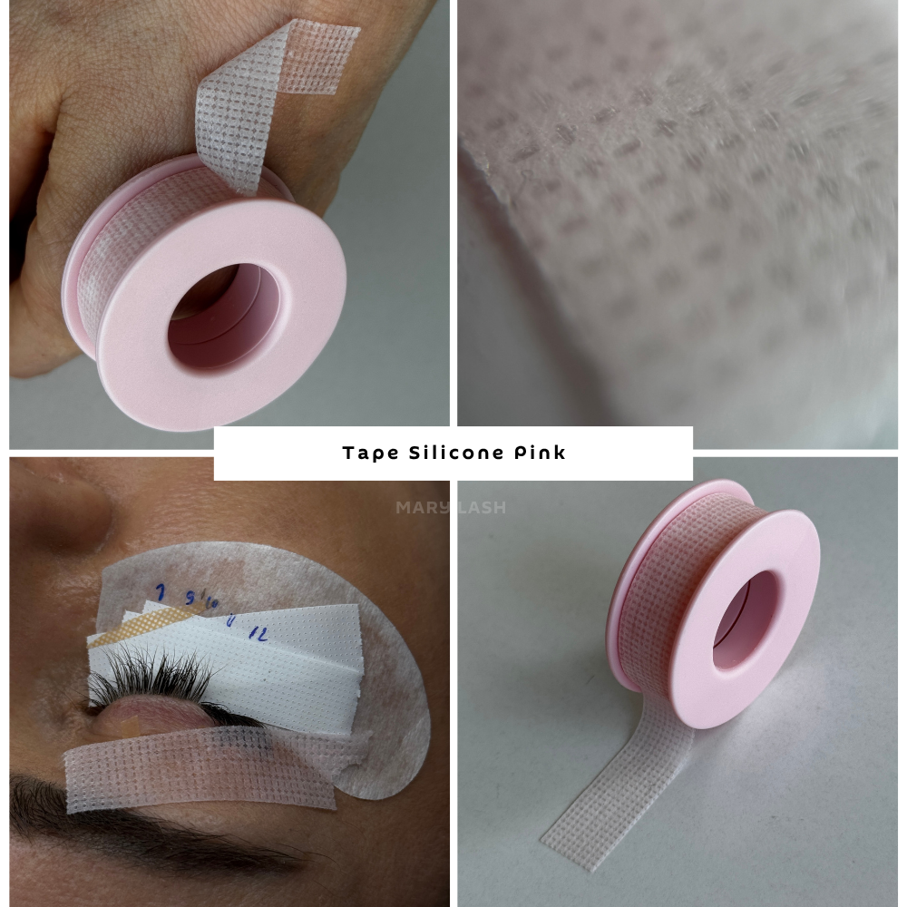 Tape For Eyelash Extension Silicone Pink