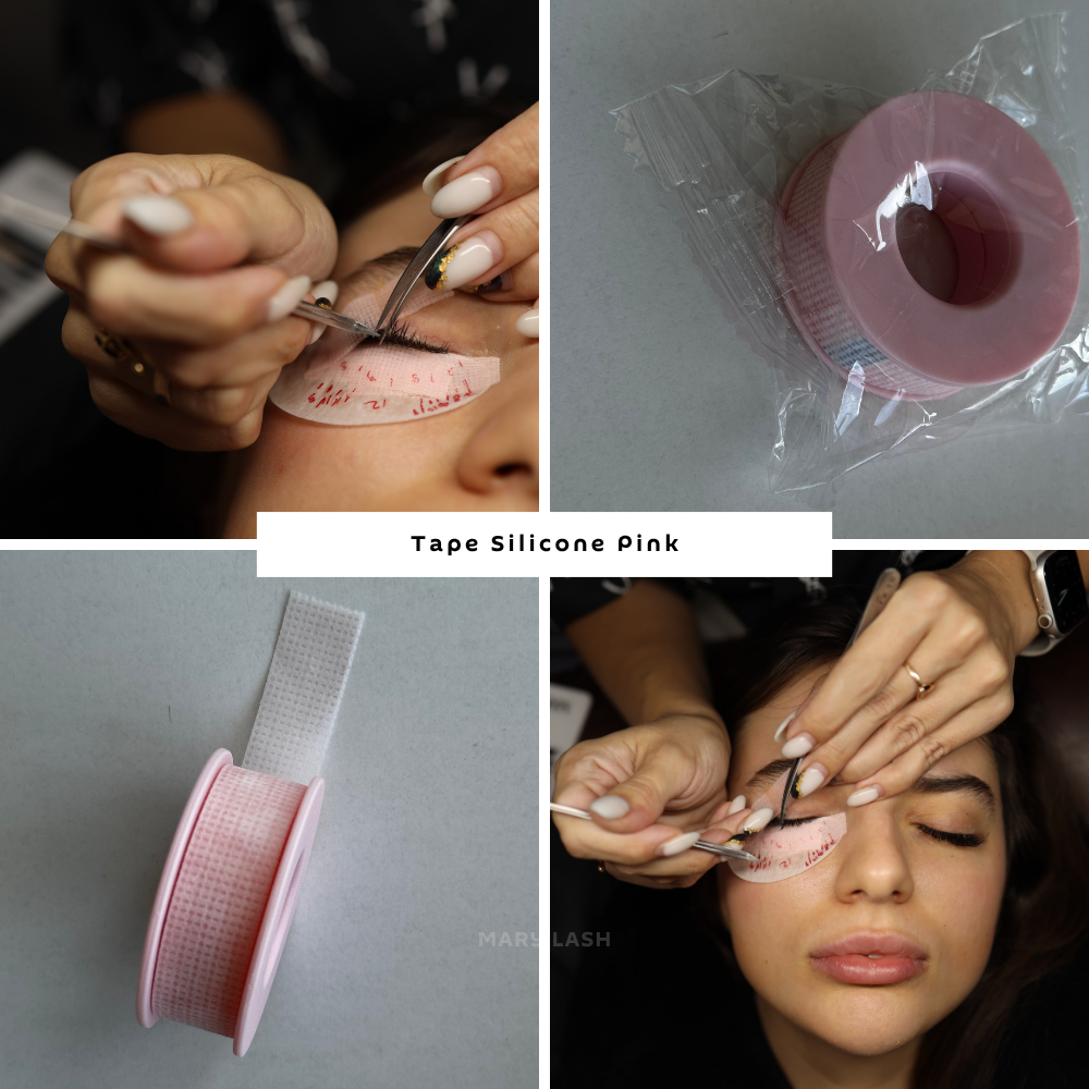 Tape For Eyelash Extension Silicone Pink