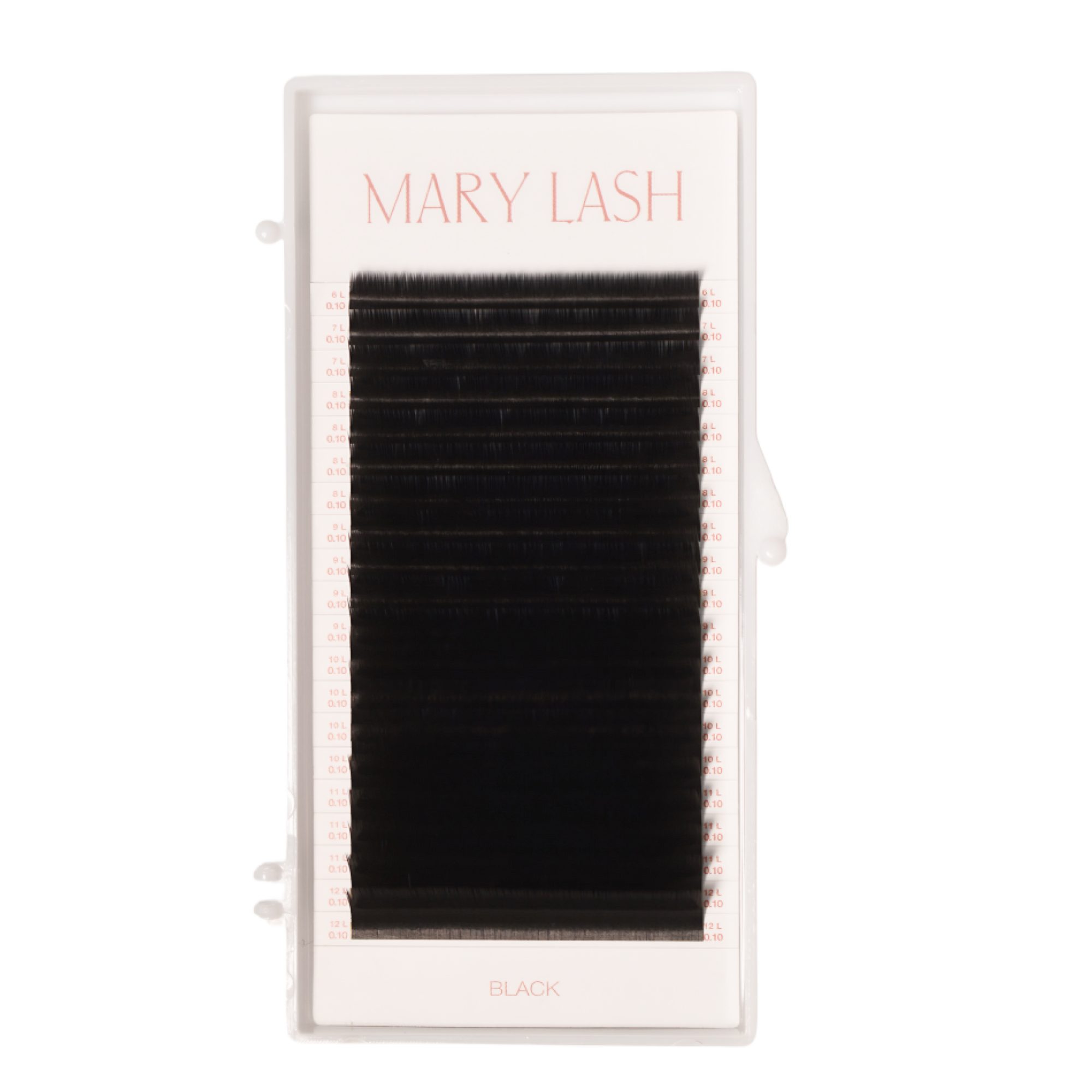 MARY LASH Black Classic Lashes 0.1 20 Lines