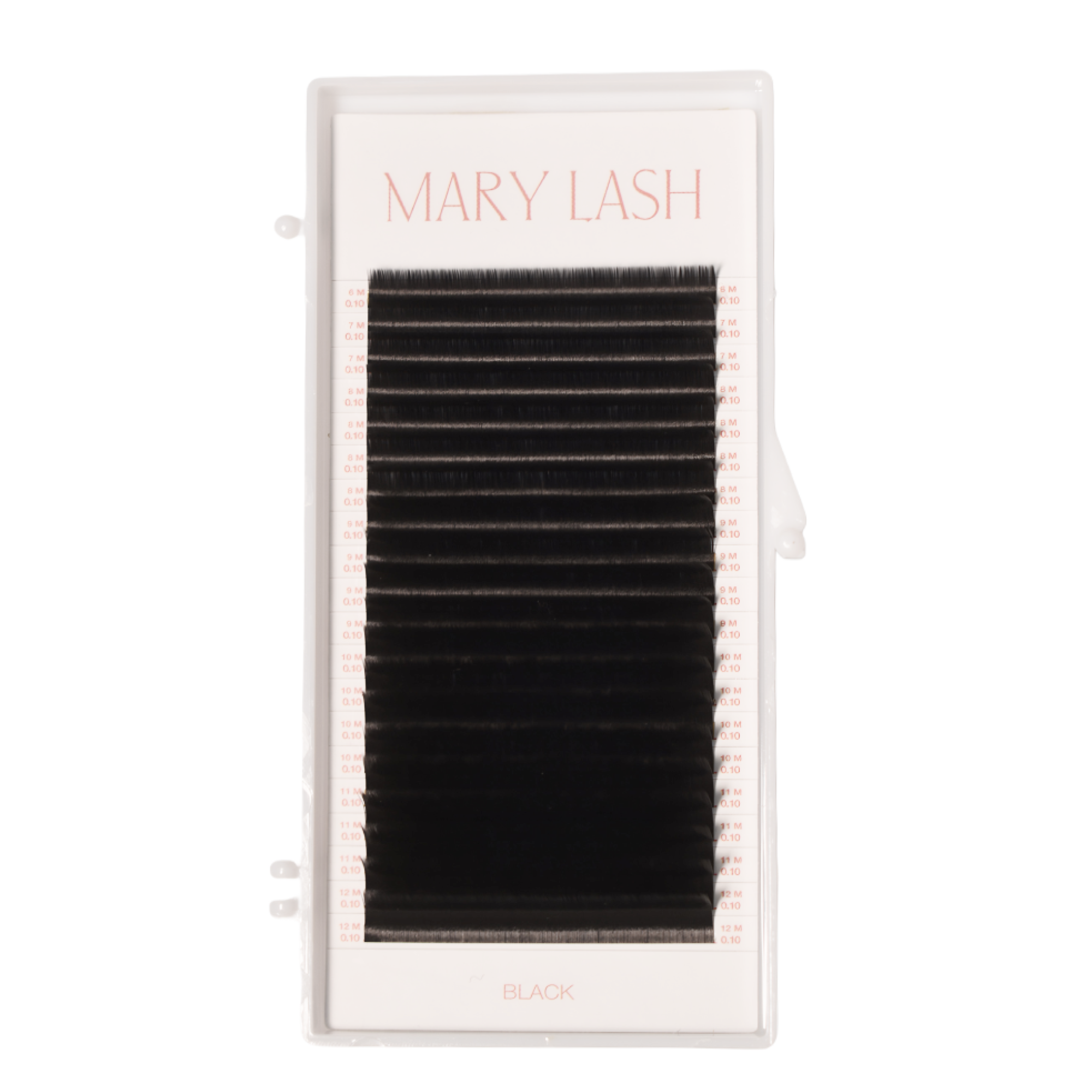 MARY LASH Black Classic Lashes 0.1 20 Lines