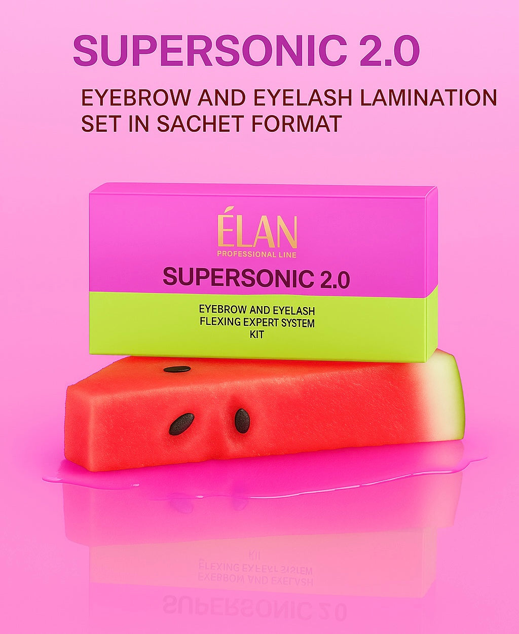 ELAN SUPERSONIC 2.0 Brow Lamination and Lash Lift Set in sachets