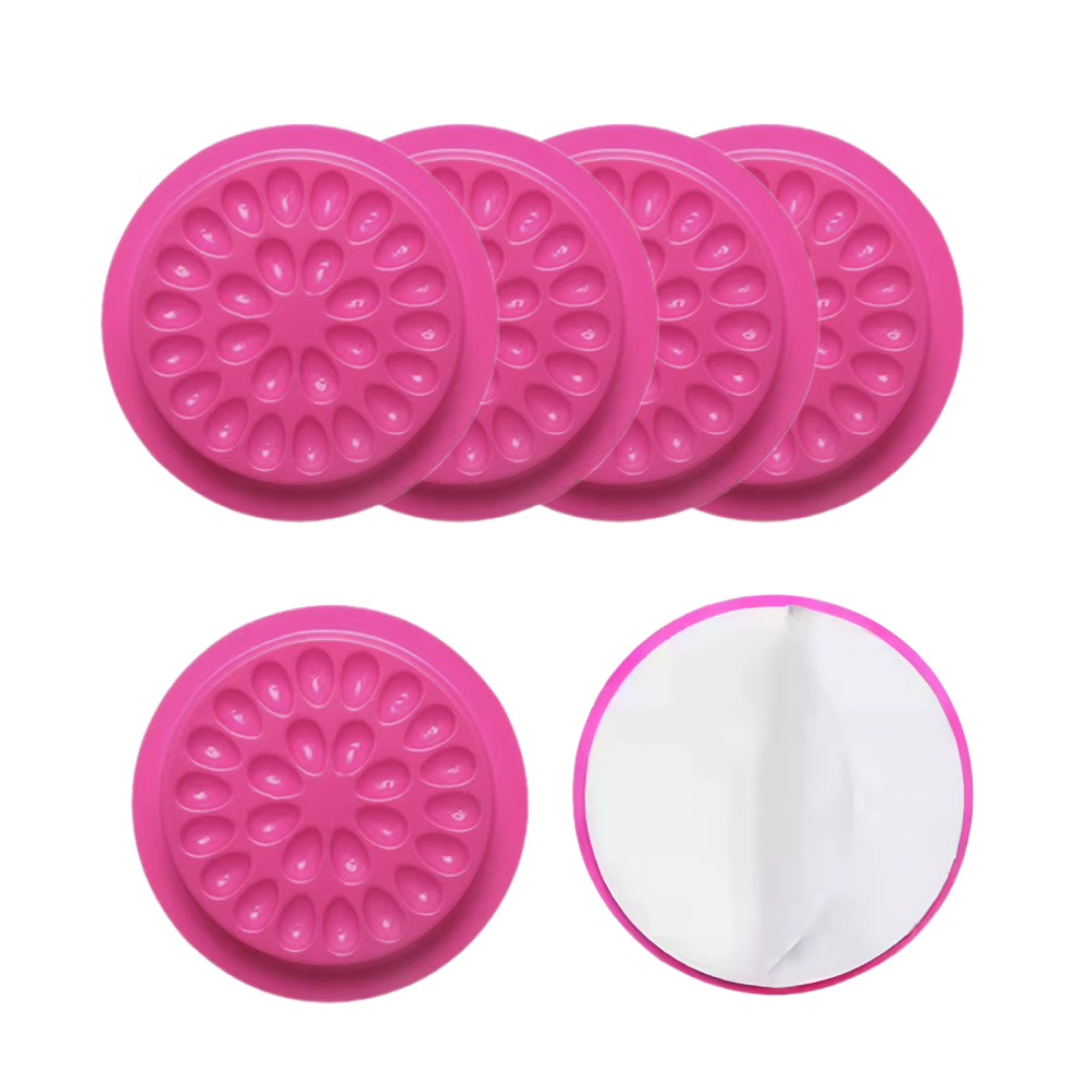 Disposable Adhesive Tray with sticky back 26 Slots 5/Pack