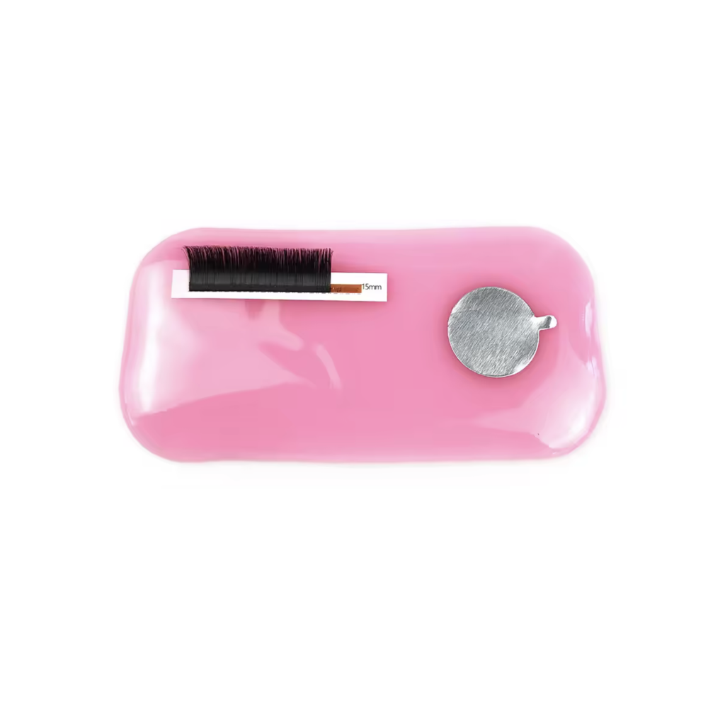 Silicone tablet pink lash extension
