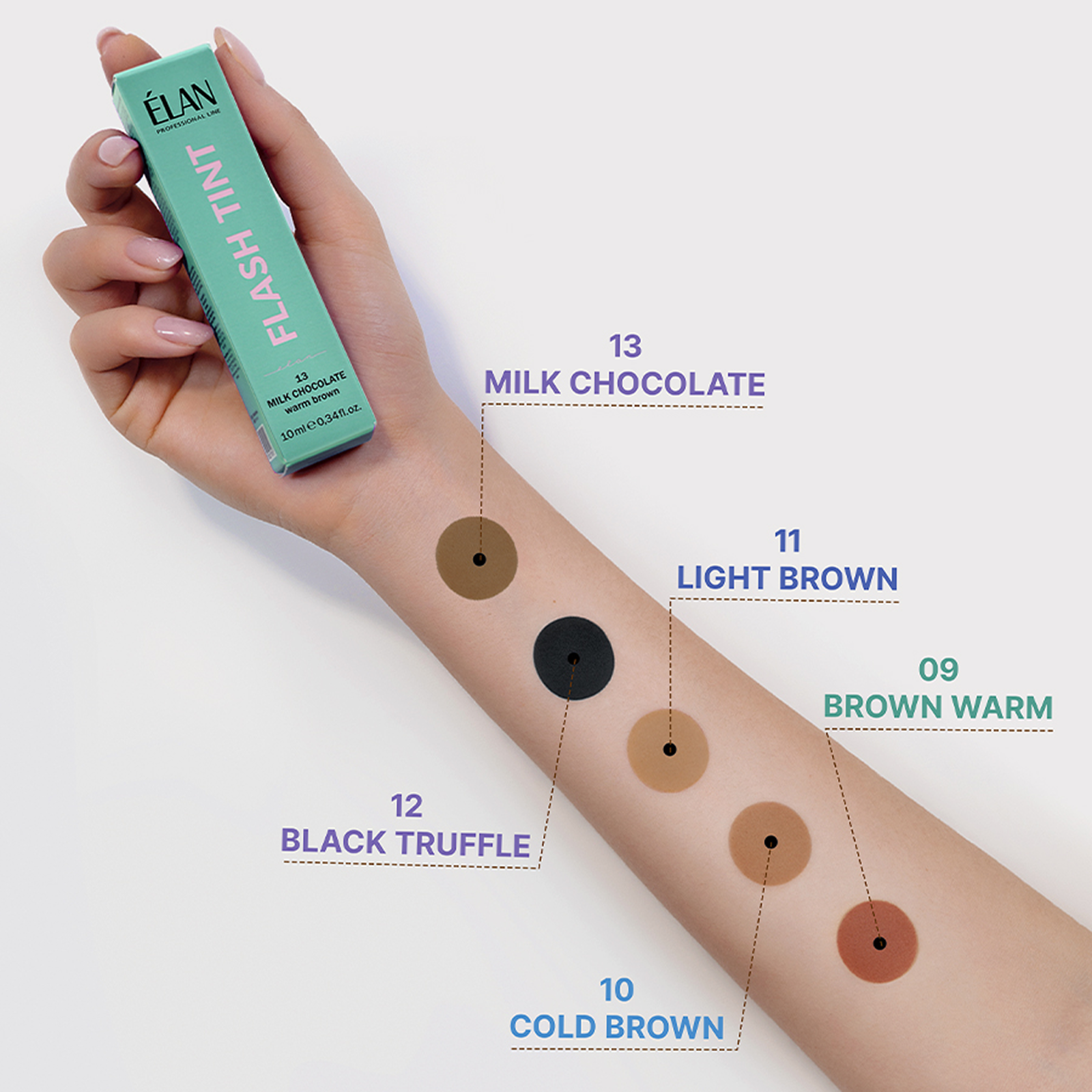 ELAN Eyebrow and eyelash dye Flash Tint