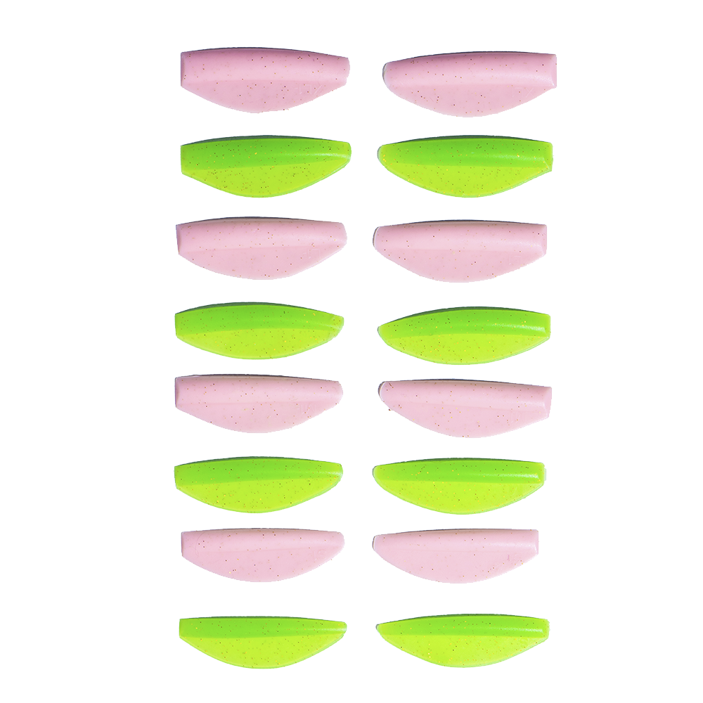 ZOLA Lami shields Roung Curl Pink & Green (S, S1, M, M1, L, L1, XL, XL1)