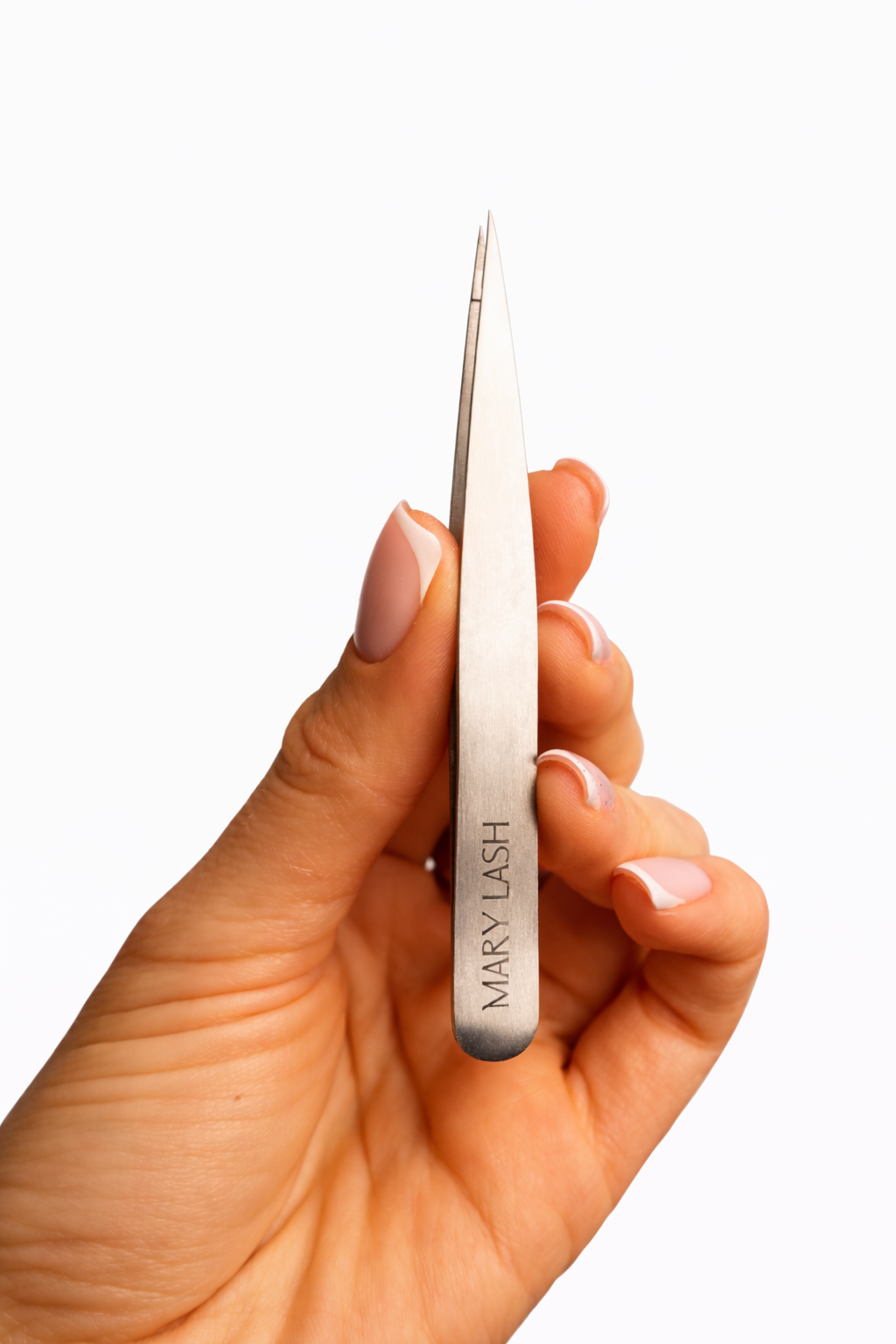 MARY LASH Eyebrow tweezers professional SILVER