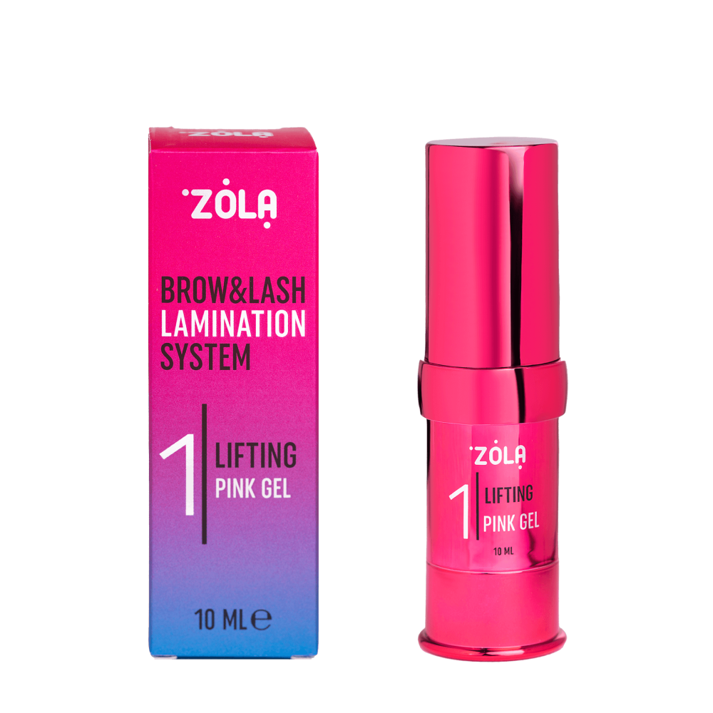 ZOLA Eyelash & Eyebrow Lamination COLOUR LAB #1 PINK LIFTING GEL