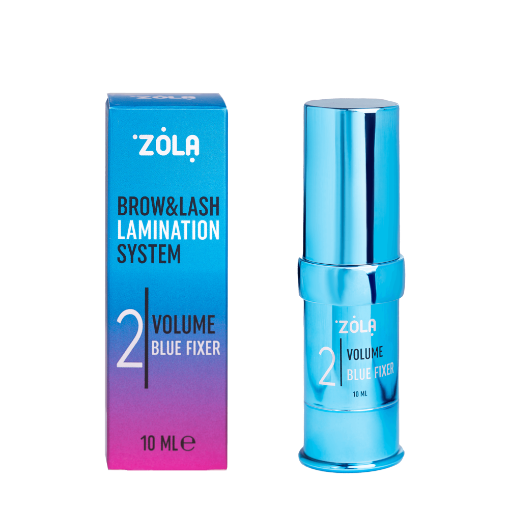ZOLA Eyelash & Eyebrow Lamination COLOUR LAB #2 BLUE VOLUME FIXER