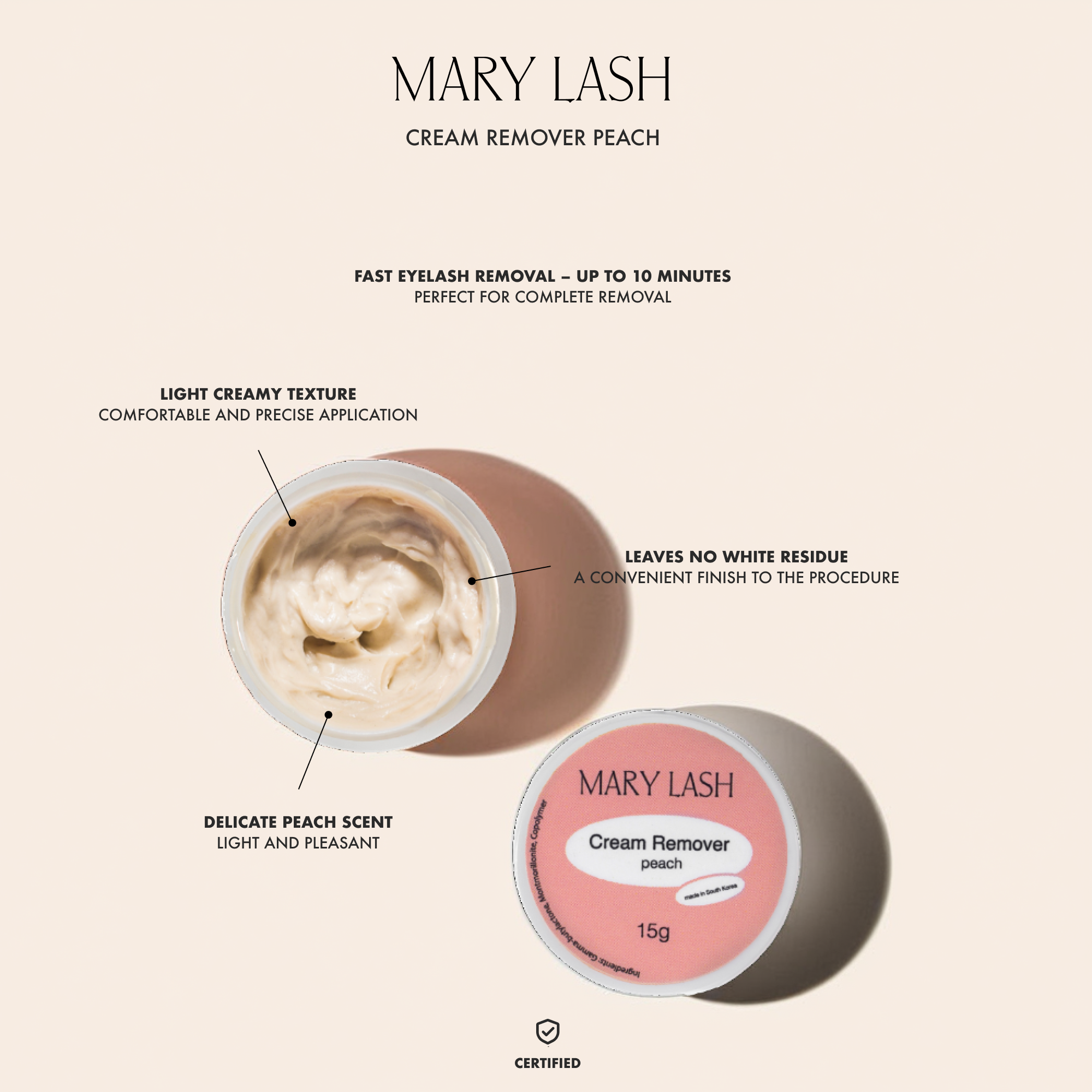 MARY LASH Cream-remover