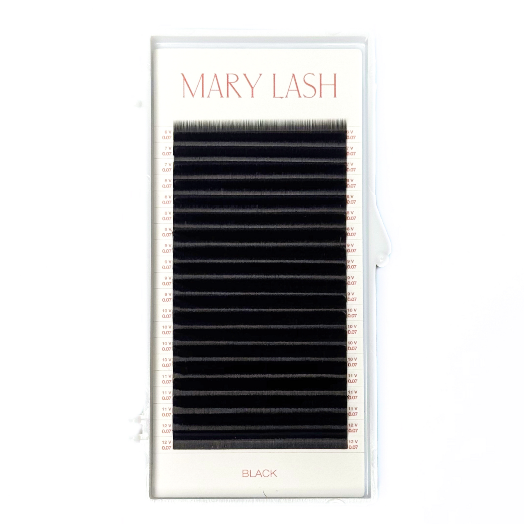 MARY LASH Black Volume Lashes 0,07 20 Lines