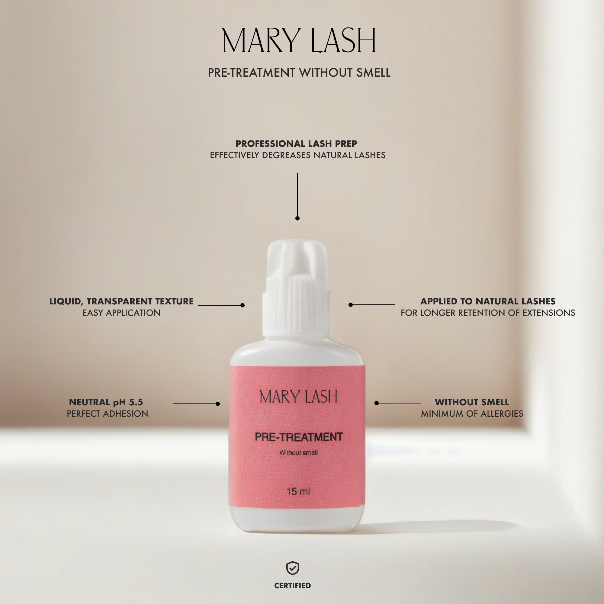MARY LASH Cleanser Pre-treatment 15ml