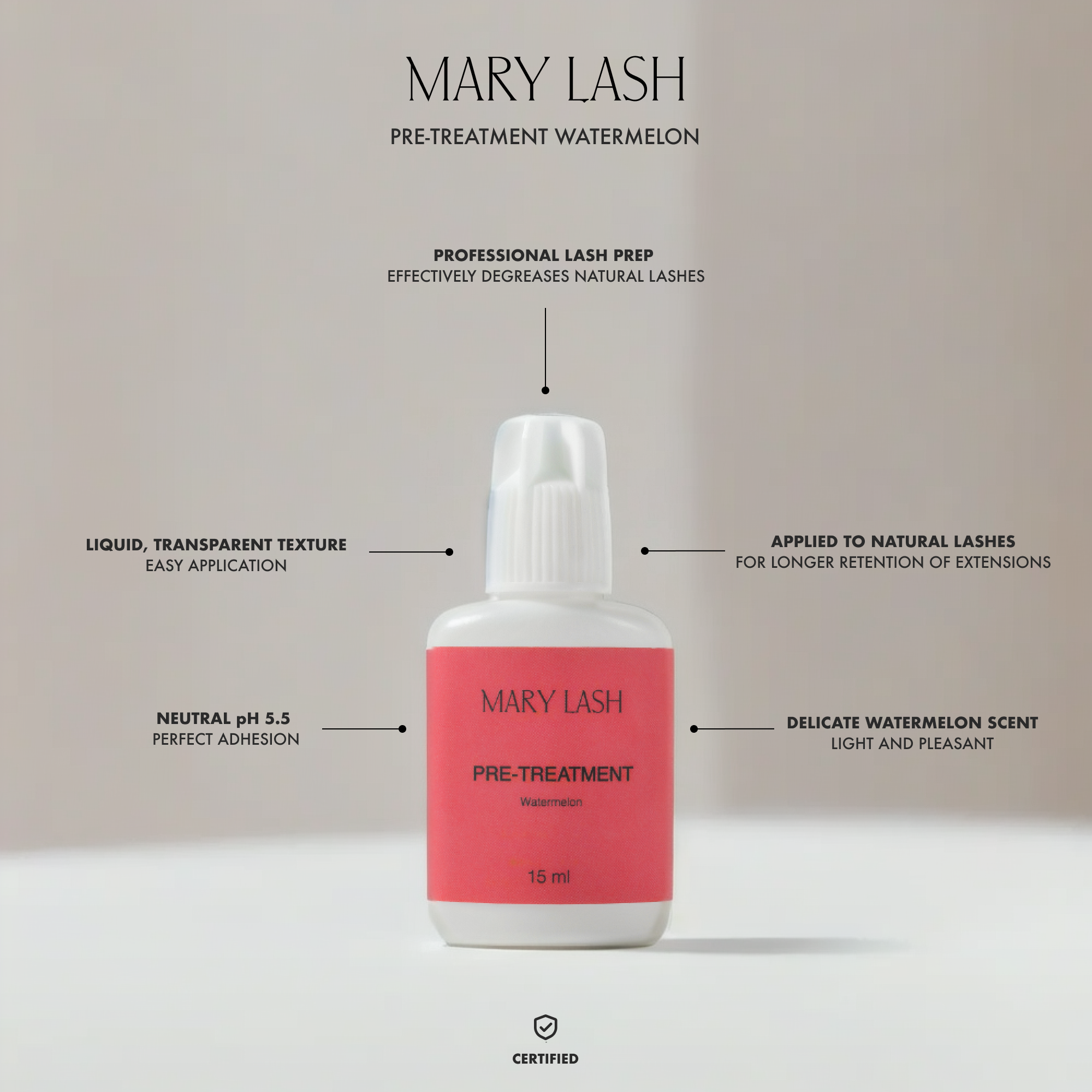 MARY LASH Cleanser Pre-treatment 15ml
