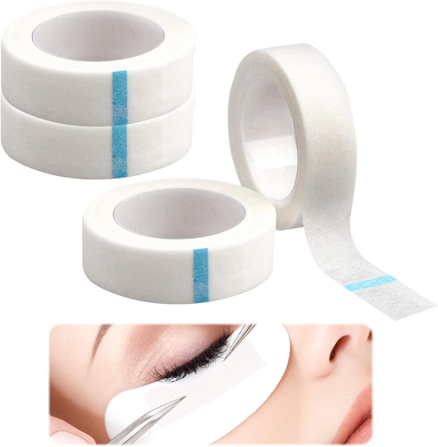 Adhesive Fabric Tape For Eyelash Extension Supply (5 Rolls)