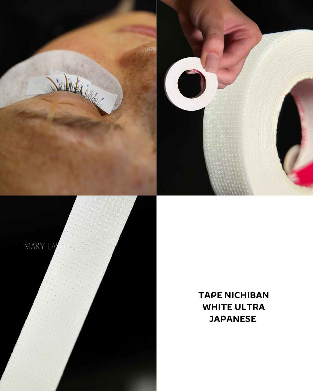 Tape Nichiban White Ultra Japanese flexible waterproof For Eyelash Extension