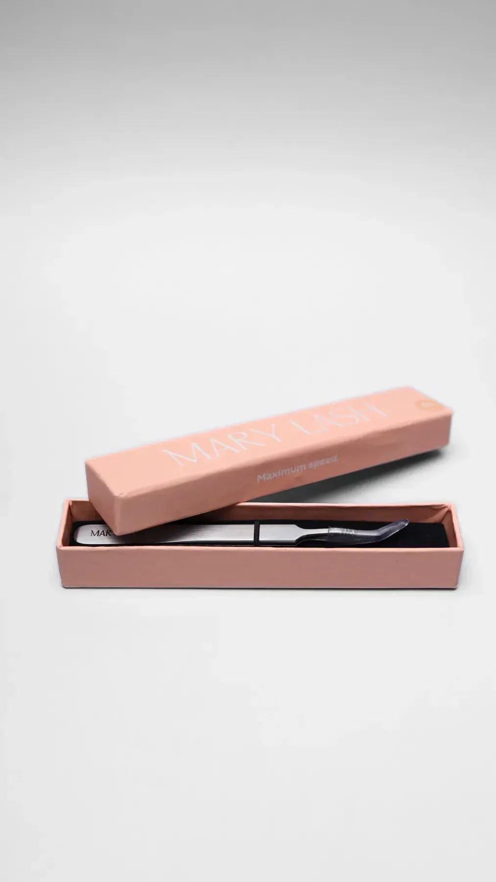 MARY LASH Diamond Coated Curved Volume Lash Tweezers | Professional Lash Extension Tool