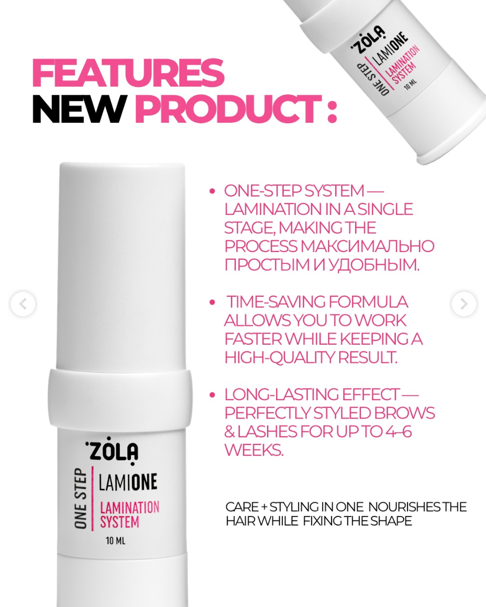 ZOLA Lamione One Step Brow Lash Lamination System 10 ml