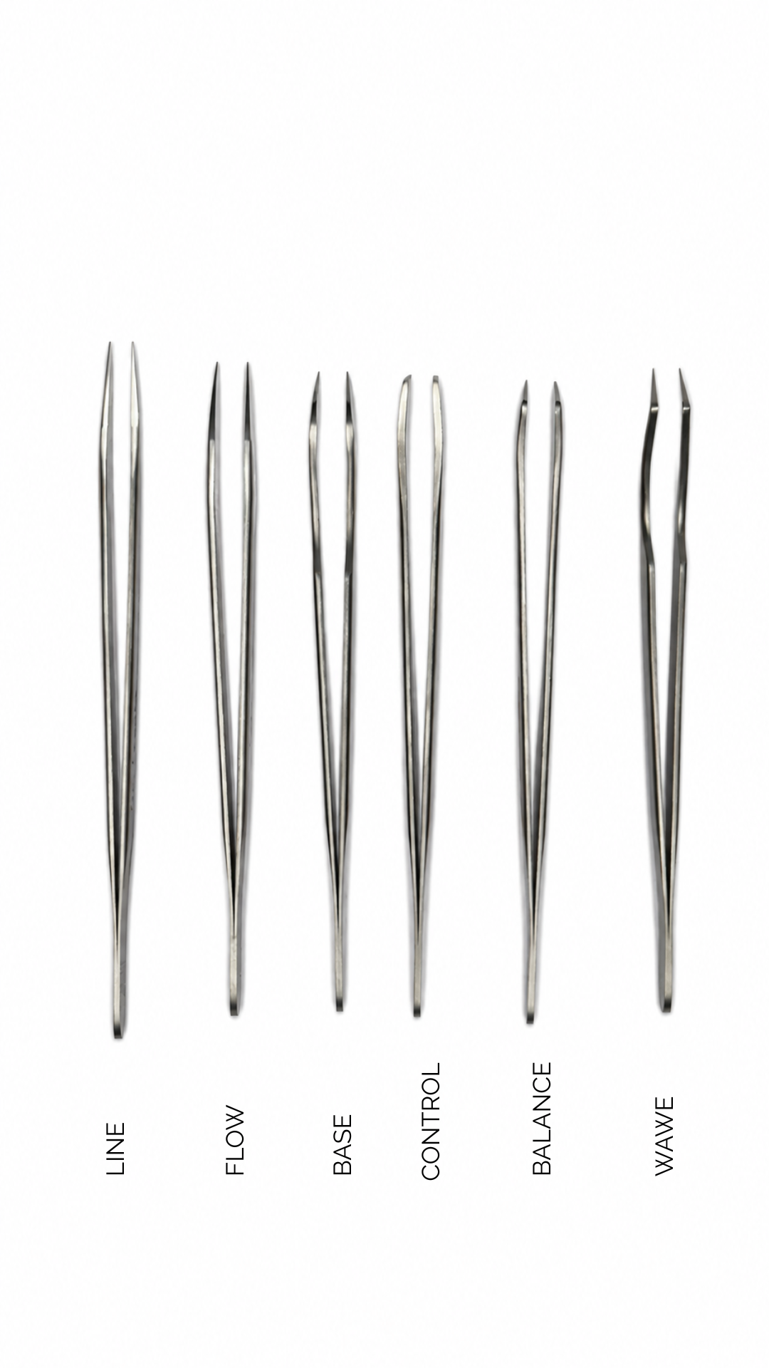 MARY LASH WAWE Curved Lash Extension Tweezers | Upper & Lower Lash Tweezers