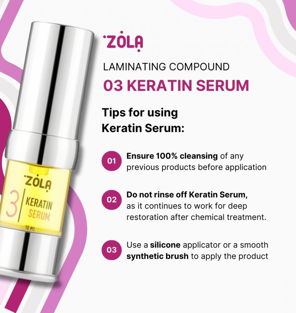 ZOLA Brow & Lash Lamination System Silver 3 x 10ml | Professional Lamination Kit