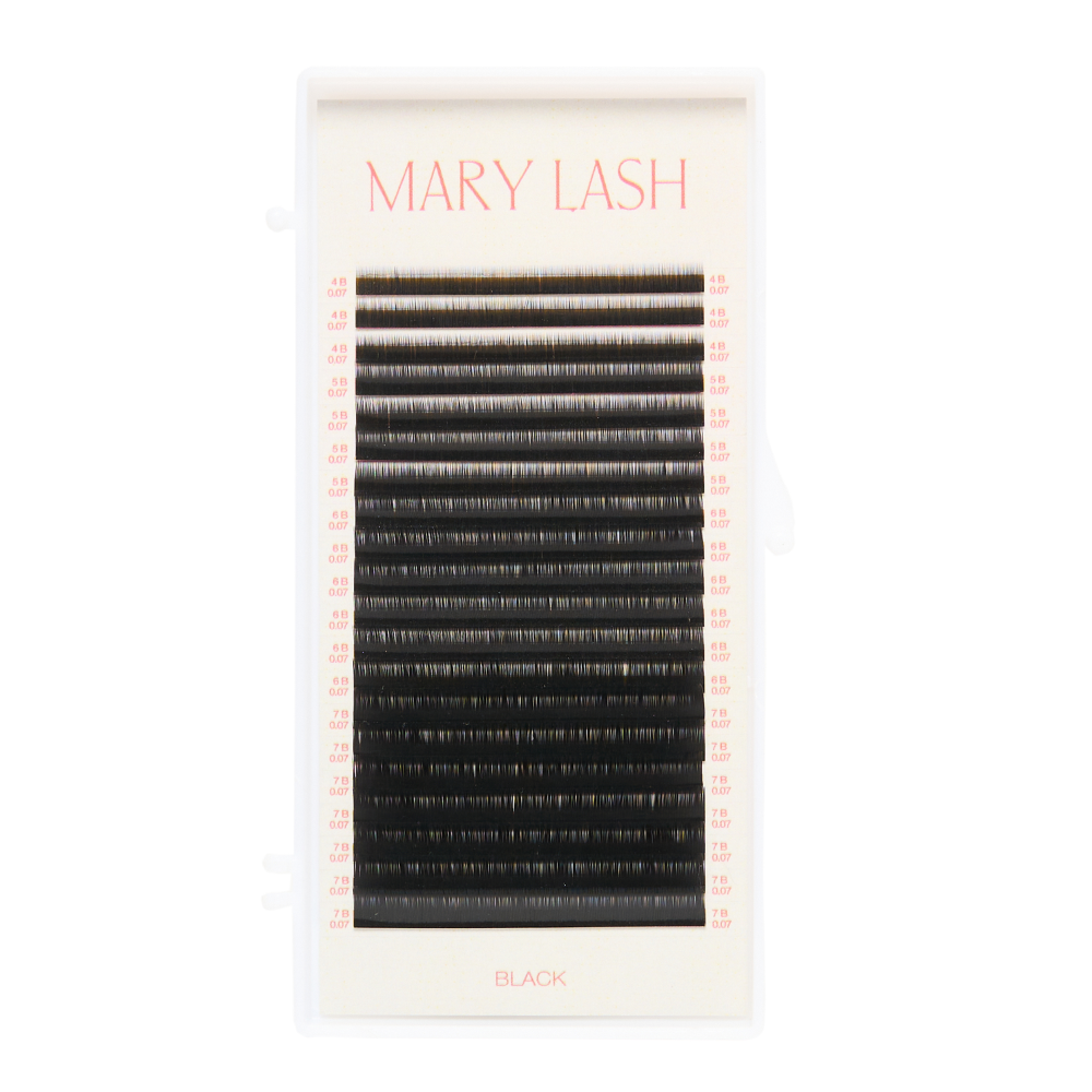 MARY LASH Black Volume Lashes 0,07 20 Lines