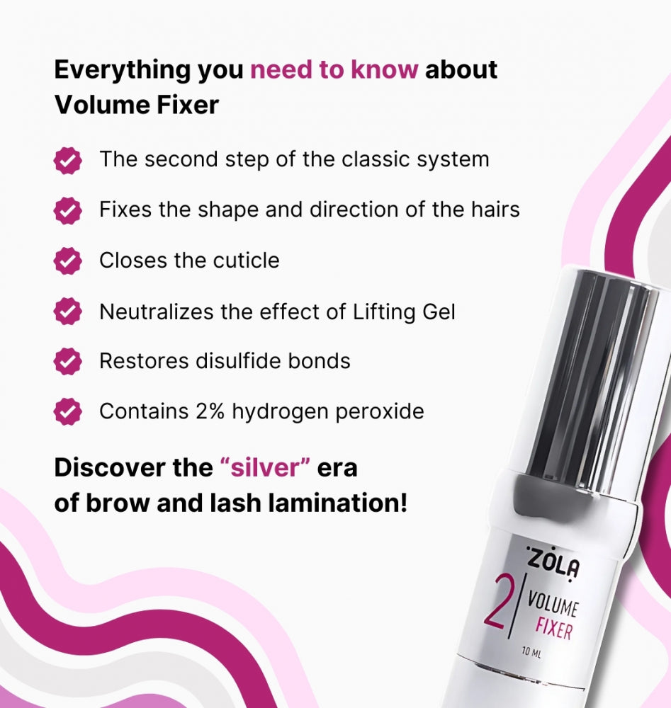 ZOLA Brow & Lash Lamination System Silver 3 x 10ml | Professional Lamination Kit