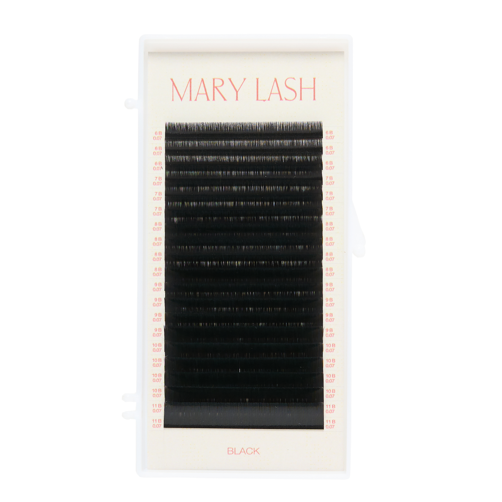 MARY LASH Black Volume Lashes 0,07 20 Lines