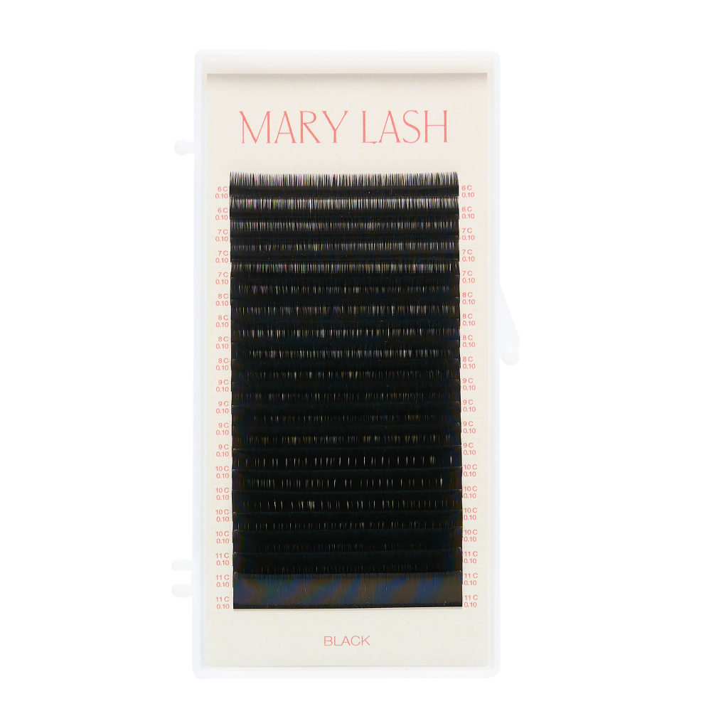 MARY LASH Black Classic Lashes 0.1 20 Lines