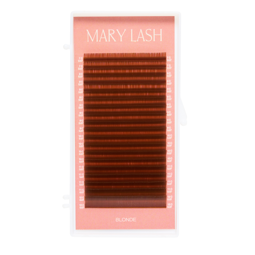 MARY LASH Blond Honey Brown Volume Lashes 0,07 20 Lines