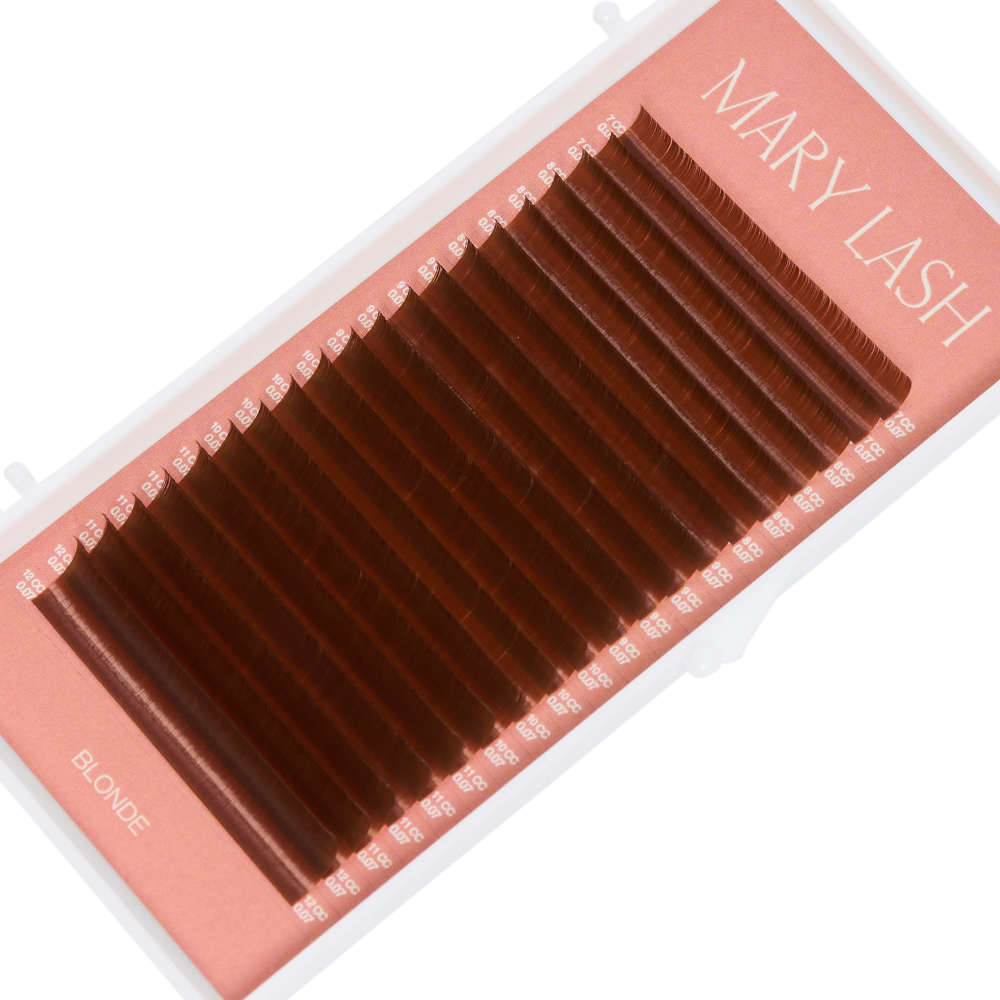 MARY LASH Blond Honey Brown Volume Lashes 0,07 20 Lines