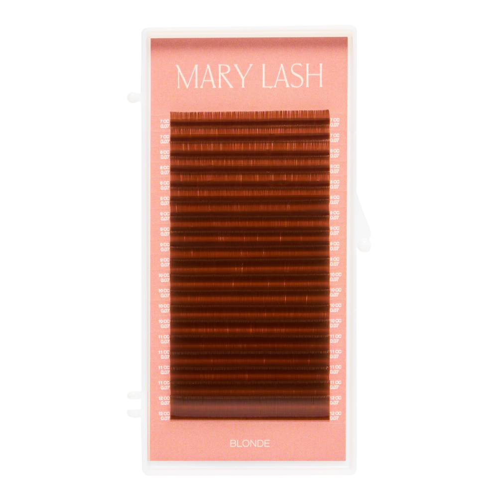 MARY LASH Blond Honey Brown Volume Lashes 0,07 20 Lines