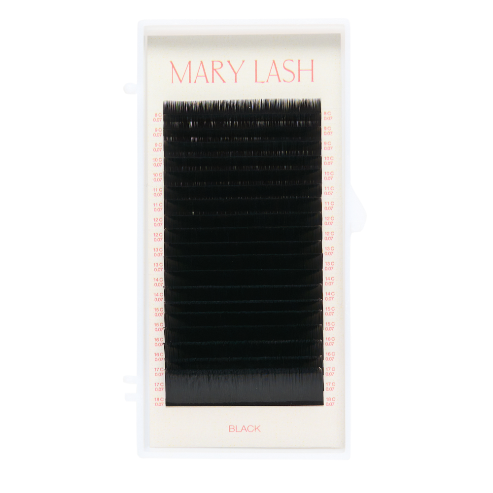 MARY LASH Black Volume Lashes 0,07 20 Lines