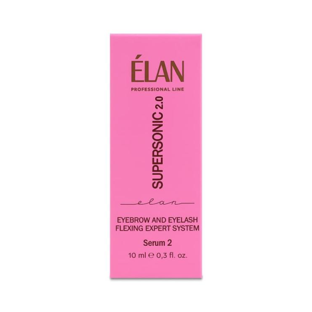 ELAN SUPERSONIC SERUM 2 2.0 EXPERT SYSTEM FOR EYEBROW AND EYELASH FLEXING 10ml