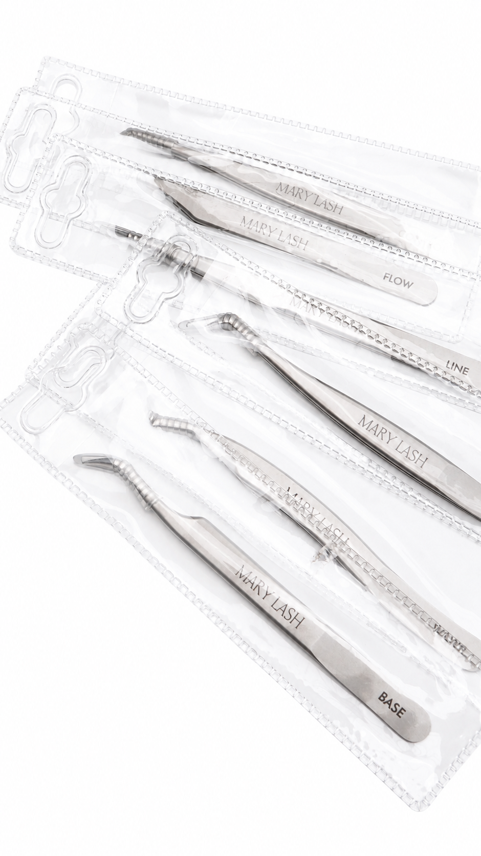 MARY LASH WAWE Curved Lash Extension Tweezers | Upper & Lower Lash Tweezers