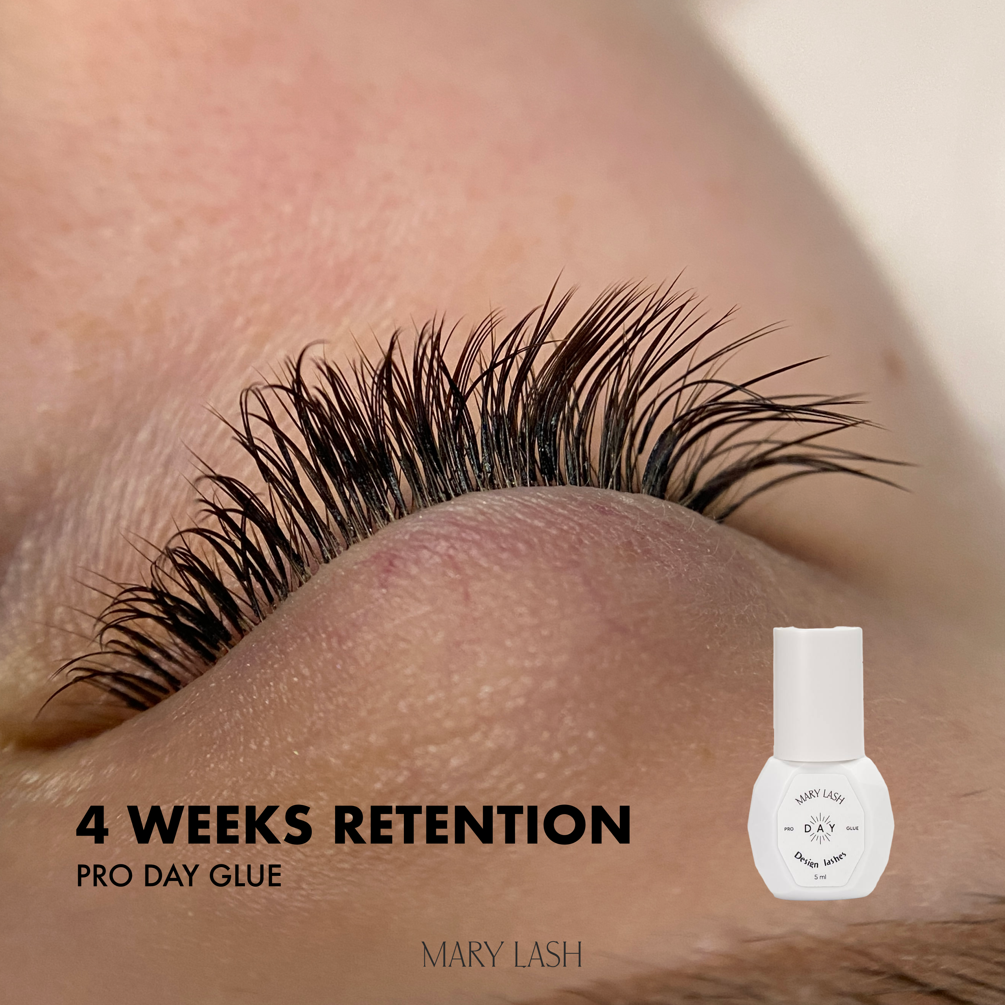 MARY LASH & Design DAY 5 ml - Lashes Fast Lash Extension Adhesive / Glue 0,5sec