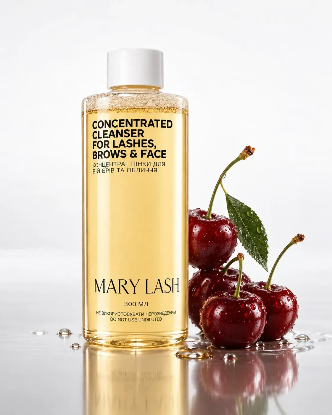 MARY LASH Lash Shampoo Concentrate 300ml | Lash, Brow & Face Cleanser