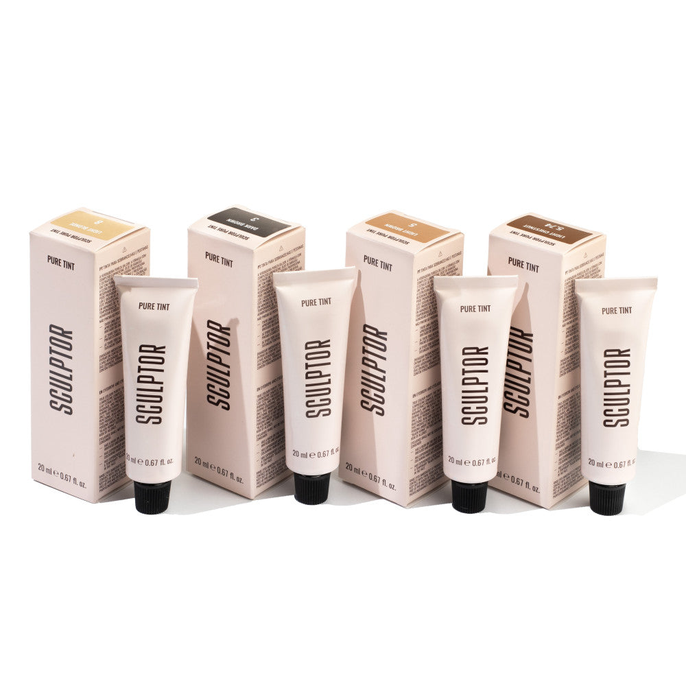 SCULPTOR Cream dye for brows and lashes, PURE TINT DARK BROWN 20 ml