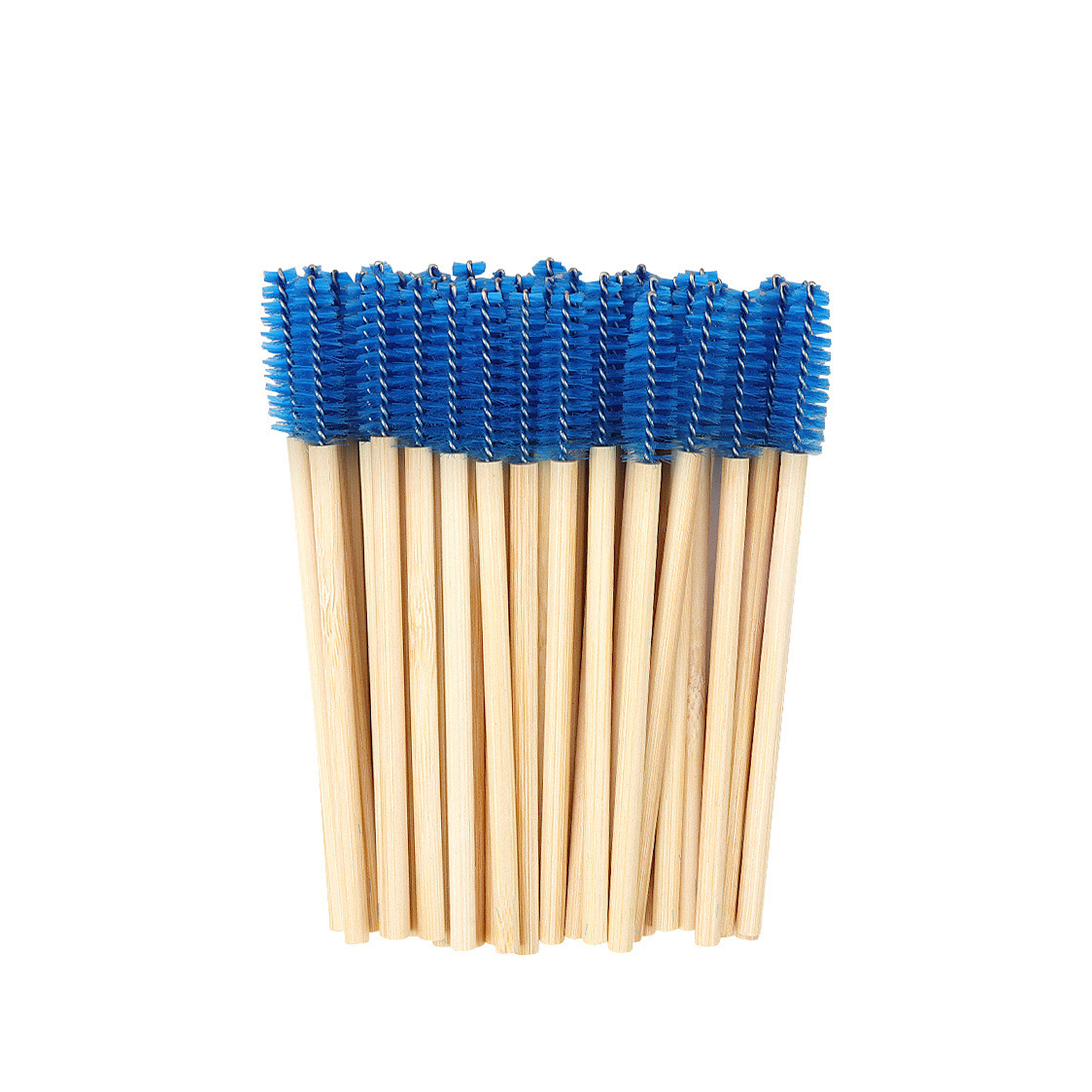 Nylon brushes with bamboo handle 1 pack (50 pcs)
