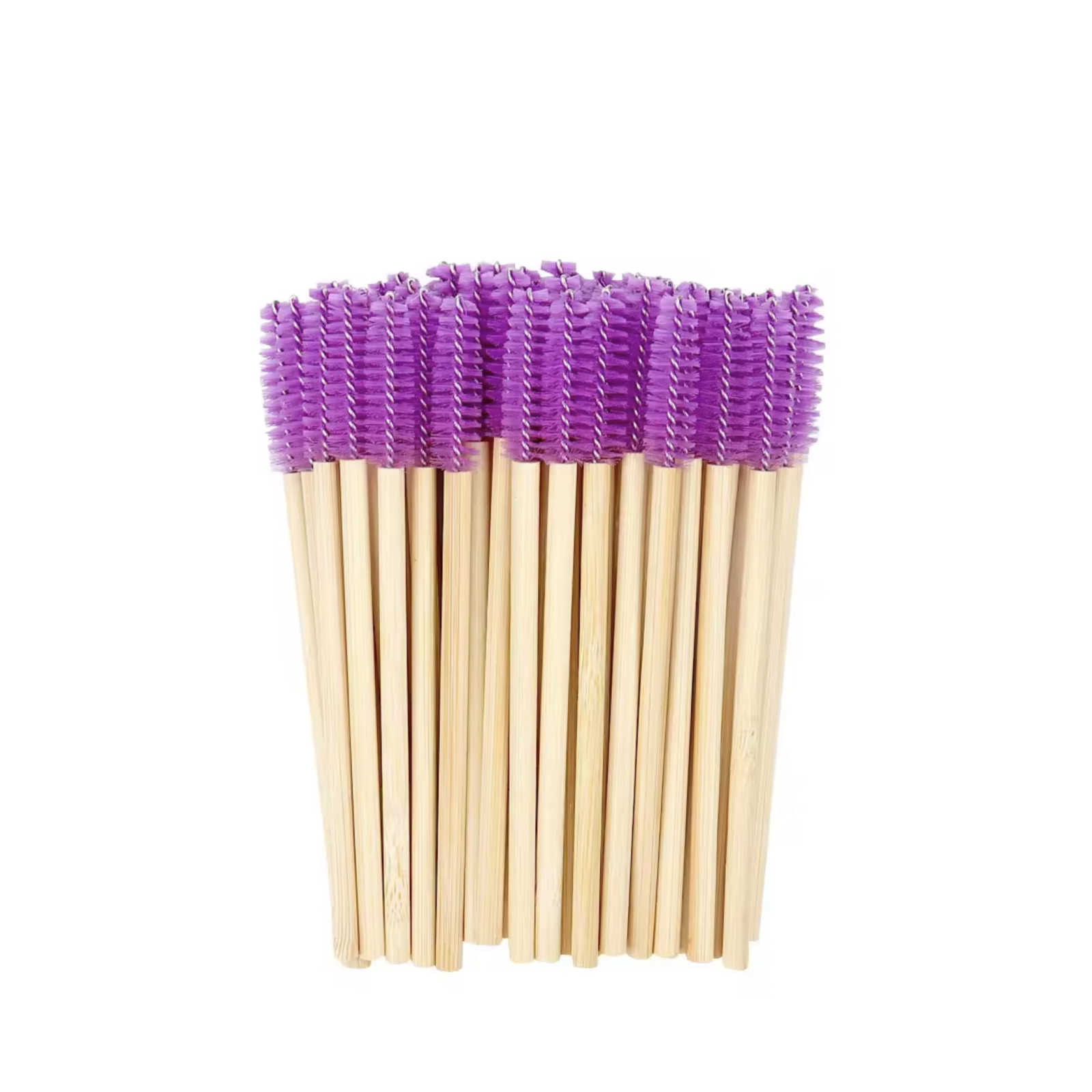 Nylon brushes with bamboo handle 1 pack (50 pcs)