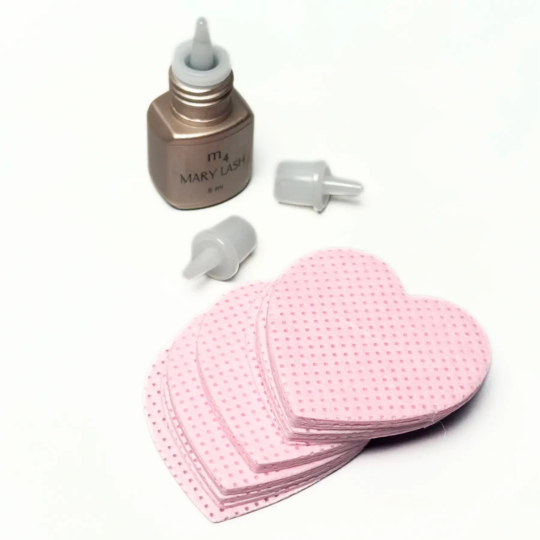 Perforated Lint-Free Wipes Pink Hearts 200pcs | Lash & Brow Professional Use