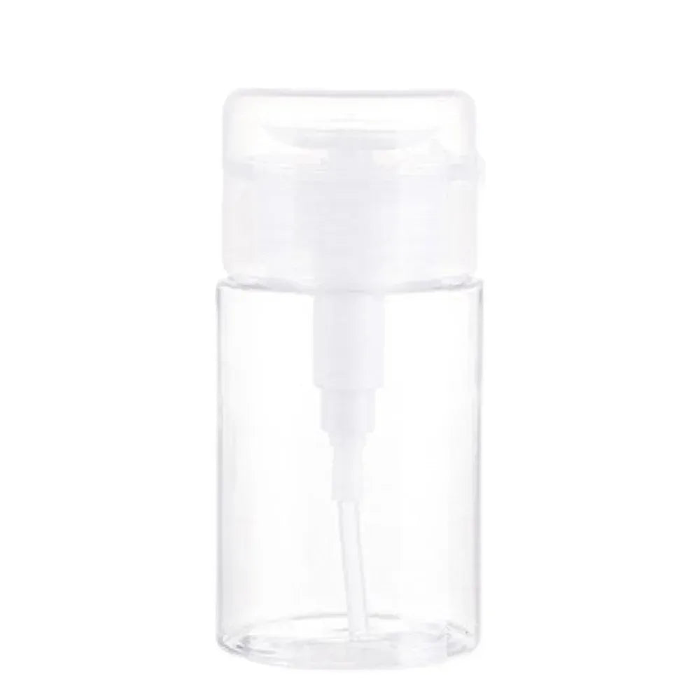 Plastic liquid container with pump dispenser (Transparent)