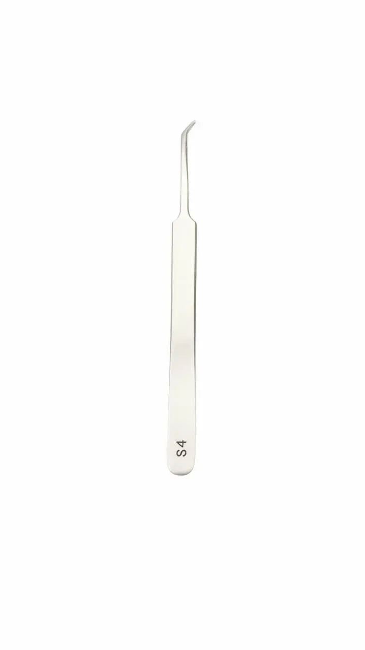 MARY LASH Diamond Coated Curved Volume Lash Tweezers | Professional Lash Extension Tool